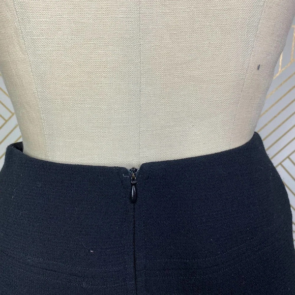 Gerard Darel 100% Wool Classic‎ Black Pencil Skirt Size 36 / US 4 - Picture 7 of 8